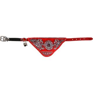 👉 Katten halsband rood Adori Kattenhalsband Met Zakdoek - 36x1.0 cm 8712041229174