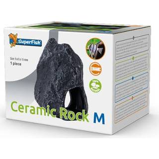 👉 Superfish Ceramic Rock M - Aquarium - Ornament - 8x8x10 cm