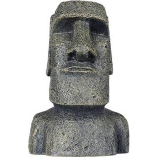 👉 Ornament Aqua Della Moai Beeld - Aquarium 11x9x17 cm 4047059444382