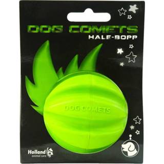 👉 Dog Comets Ball Hale-Bopp - Hondenspeelgoed - 7 cm Groen Medium