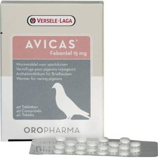 👉 Versele-Laga Oropharma Avicas Wormmiddel - Duivenapotheek - 40 tab Febantel