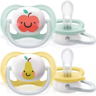 👉 Speen active Philips Avent Ultra Air Fopspeen Fruit 0-6 mnd 2 stuks 8710103982364