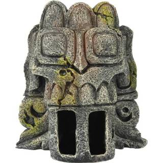 👉 Aqua Della Azteekse Artefact - Aquarium - Ornament - 10x7.5x11.3 cm