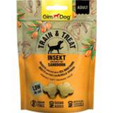👉 Honden snack Gimdog Train & Treat 125 g - Hondensnacks Insecten&Duindoorn 4002064507880 4002064507842