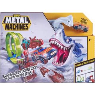 👉 Racebaan Zuru Metal Machines Shark Attack met Diecast Auto 4894680011595