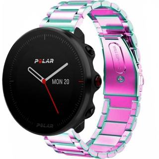 👉 Stalen band m Strap-it Polar Vantage (regenboog) 8720626971592