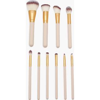 👉 10-Delige Matte Kwasten Set, Nude