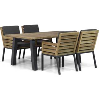 👉 Tuinset teak old greywash dining sets Lifestyle Dakota/Glasgow 180 cm 5-delig 7434226193131