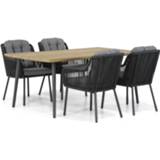 👉 Tuinset rope grijs-antraciet dining sets antracite Santika Tendenza/Montana 180 cm 5-delig 7434224885861