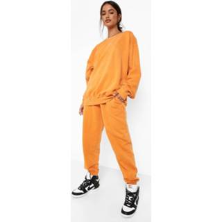 👉 Overdye Ofcl Studio Trainingspak Met Sweater, Orange