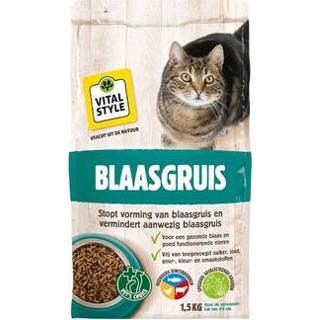 👉 Vitalstyle Blaasgruis - Kattenvoer - 1.5 kg