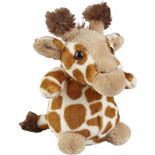 👉 Knuffel pluche kinderen dieren Giraffe 12 cm