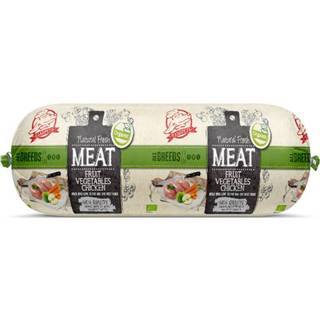 Natural Fresh Meat Worst - Hondenvoer - Fruit Groente Kip 600 g S-M-L