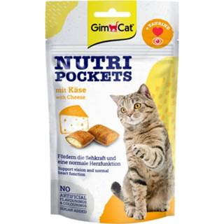 Kattensnack Gimcat Nutri Pockets - Kaas Taurine 60 g 4002064419237