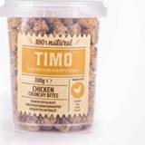 👉 Timo Crunchy Blokjes Emmer - Hondensnacks - Kip 330 g