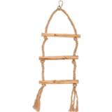 Touw ladder beige Flamingo Vogelspeelgoed Bbq Touwladder - 12.5x1.5x40 cm Natural 5400585053777