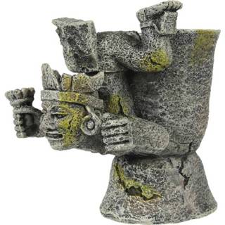 👉 Aqua Della Azteekse Graal - Aquarium - Ornament - 10.3x8.5x10 cm