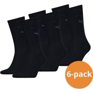 👉 Herensok unisex blauw mannen Puma Herensokken Navy Classic 6-pack -47-49