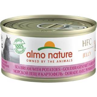 👉 Katten voer blik Almo Nature Hfc Cat Light 70 g - Kattenvoer Zeebrasem&Aardappel 8001154126792 8001154126785