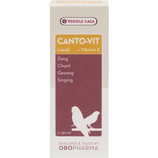 👉 Versele-Laga Oropharma Canto-Vit Liquid Zang&Vitamine E - Vogelsupplement 30 ml 5410340602027