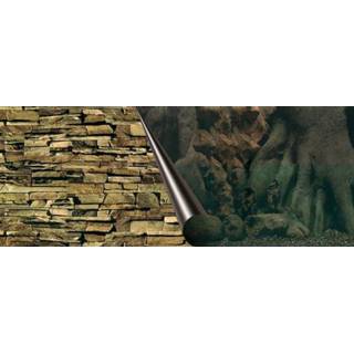 👉 Europet Bernina Achterwandposter Tree Met Rock - Aquarium - Achterwand - 80x40 cm