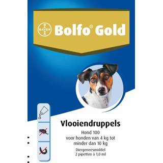 👉 Bolfo Gold Hond 100 - Anti vlooienmiddel - 2 stuks 4 - 10 Kg