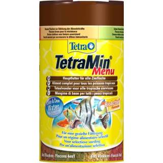 👉 Visvoer Tetra Menu Food Mix Vlokken - Vissenvoer 100 ml 4004218724334