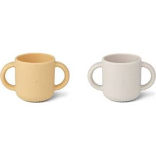 👉 Drinkbeker siliconen active Liewood drinkbekers gene - cat jojoba sea shell mix 2st 5713370960120