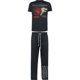 👉 Pyjama zwart mannen Fan Merchandise Game of Thrones - Targaryen House Stark 4064854432680