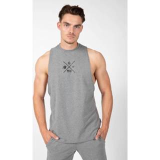 👉 Bodybuilding TankTop Grijs/zwart - Gorilla Wear Cisco