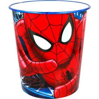 👉 Prullenbak metalen kinderen Spiderman / papiermand 22,5 x 21 cm