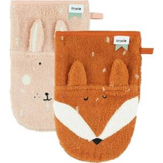 👉 Washandje active Trixie washandjes mrs. rabbit en mr. fox 5400858118400