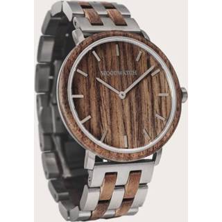 👉 Horloge houten steel hout bruin Walnut 7446055079005