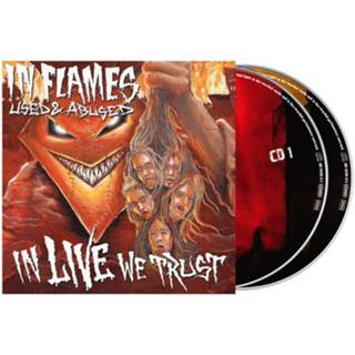 Multicolor unisex Flames Used In - & abused ... live we trust CD