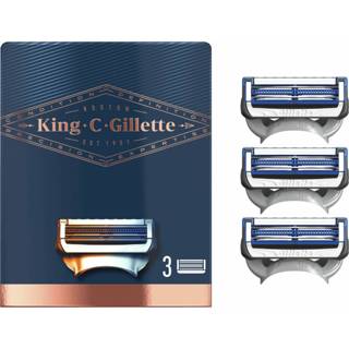 👉 Scheermesje active King C. Gillette Scheermesjes Hals 3 stuks 7702018545155