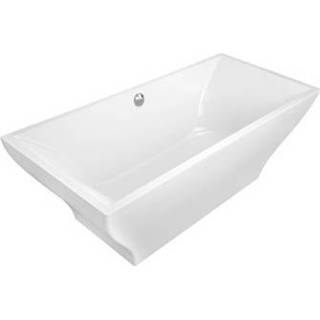 👉 Afvoer kunststof Villeroy & Boch La Belle bad quaryl vrijstaand m. paneel 180x80x50cm incl. en overloop starwhite UBQ180LAB2PDBCV96 4051202548407