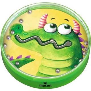 👉 Groen kunststof junior behendigheidsspellen geen taal behendigheidspel personage Moses geduldspelletje Krokodil 5 cm 8720585226450