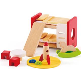 👉 Poppenhuis houten hout multikleur kinderen Kinderkamer Voor 6943478004542