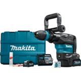 👉 Breekhamer active Makita HM001GM205 XGT 40V Max Li-Ion accu SDS-Max set (2x 4,0Ah) in koffer - 9,4J koolborstelloos