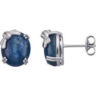 👉 Oorsteker blauw zilver vrouwen Oorstekers KLiNGEL 4055708252288