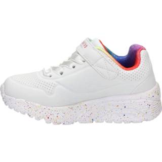 Lage sneakers synthetisch meisjes wit Skechers Uno Light 8720251366886 872025136688