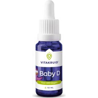👉 Babyvitamine active baby's Vitakruid Baby Vitamine D 10 ml 8717438691817