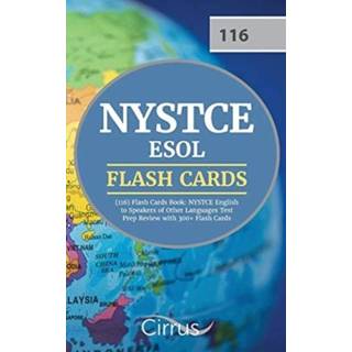 👉 Compact Flash geheugen engels NYSTCE ESOL (116) Cards Book 9781635304305