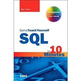 👉 Engels SQL in 10 Minutes a Day, Sams Teach Yourself 9780135182796