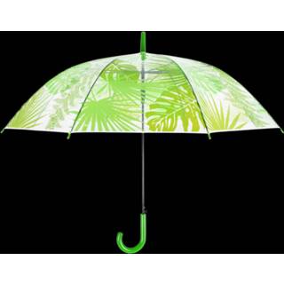 Paraplu jungle bladeren transparant active 7048436089009 Paraplu transparant active jungle bladeren 8714982141812