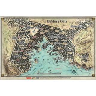 👉 Engels dungeons D&D - Baldurs Gate Map 9420020249363