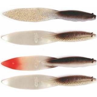 👉 Roofvis kunstaas nieuw oranje softbait zwevend sets bruin Eurocatch Fishing Beavertail - Set 8718794298054