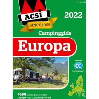 👉 Campinggids unisex ACSI Europa 2022 9789493182202