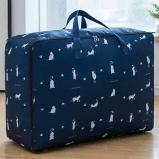 👉 Opbergtas active Oxford Doek Quilt Vochtbestendige&Waterdichte Rits Draagbare Bewegende Bagage Tas, Specificatie: 70x50x30cm (Tibetaanse Kat)