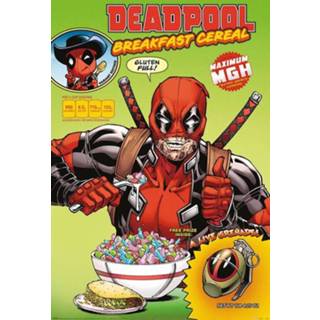 👉 Poster meerkleurig Hoofdmateriaa Papier unisex Deadpool - Cereal 5050574347815